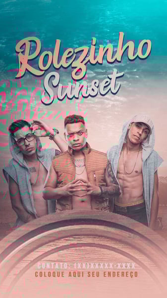 FLYER EVENTO ROLEZINHO SUNSET STORIES