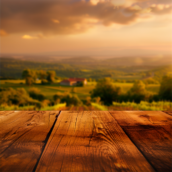 MESA DE MADEIRA | FAZENDA | CAMPO | BACKGROUND | IMAGEM PARA COMPOSIÇÃO