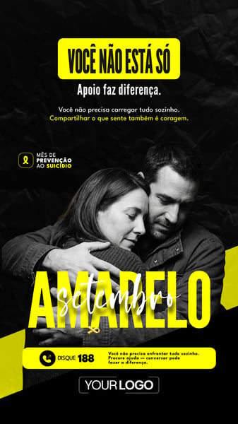 STORY SETEMBRO AMARELO MÊS DE PREVENÇÃO AO SUICÍDIO SOCIAL MEDIA PSD EDITÁVEL 01