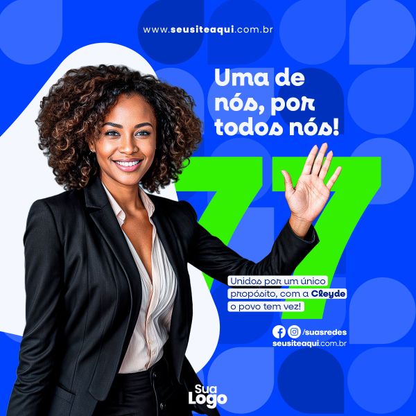 FEED QUADRADO - CAMPANHA POLITICA - SOCIAL MEDIA | PSD EDITÁVEL