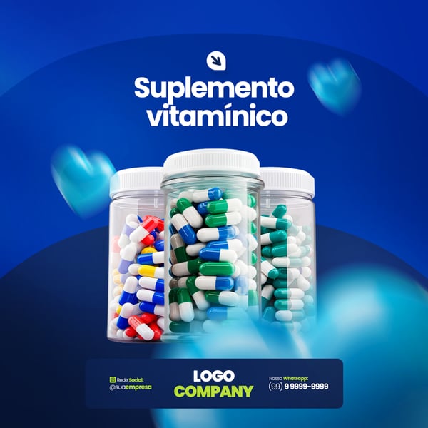 FARMÁCIA REMÉDIOS MEDICAMNETOS SOCIAL MEDIA PSD EDITÁVEL