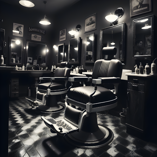SALÃO DE BARBEARIA - BACKGROUND PARA COMPOSIÇÃO