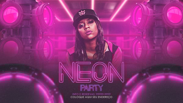 VGP 05 NEON PARTY - BANNER