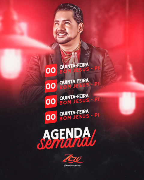 FLYER AGENDA SEMANAL ZEZO