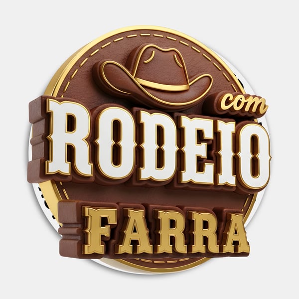 SELO 3D SERTANEJO RODEIO COM FARRA 04