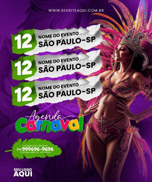 FEED - CARNAVAL | CARNIVAL | FESTA | PSD EDITÁVEL
