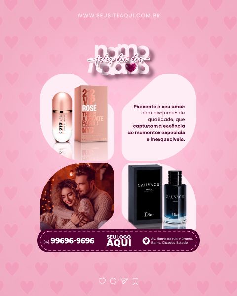 FEED VERTICAL - FELIZ DIA DOS NAMORADOS - VALENTINE'S DAY | SOCIAL MEDIA