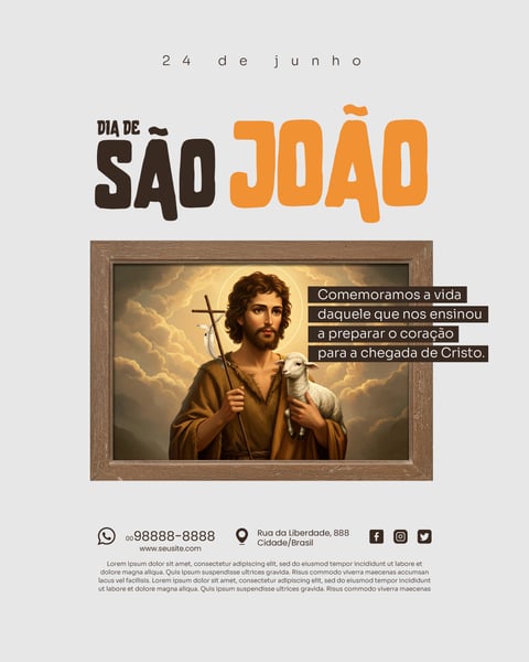 24 DE JUNHO DIA DE SÃO JOÃO