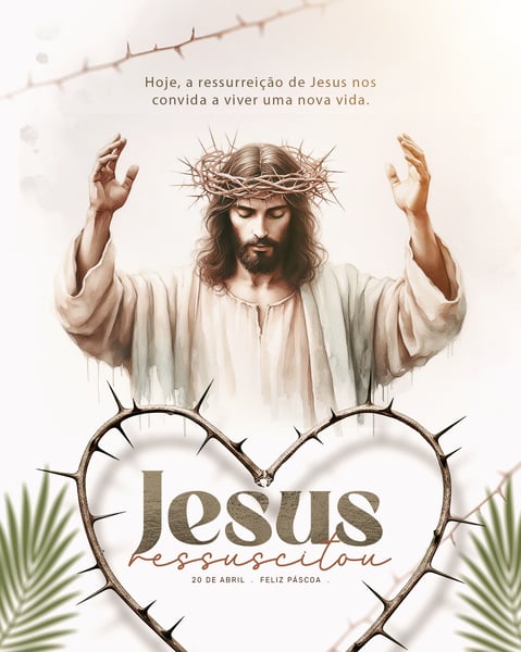 SOCIAL MEDIA PASCOA JESUS CRISTO