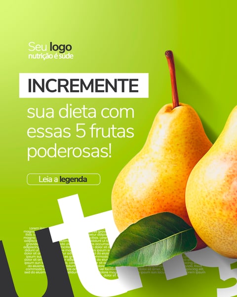 NUTRICIONISTA - FRUTAS PARA DIETA