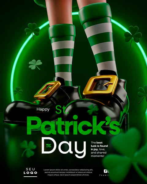 ST. PATRICK'S DAY CELEBRATION POSTER TEMPLATE SOCIAL MEDIA PSD EDITÁVEL (2)
