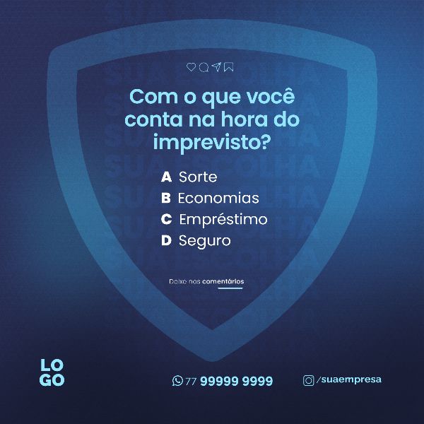 SEGUROS  - COM O QUE VOCÊ CONTA NA HORA DO IMPREVISTO