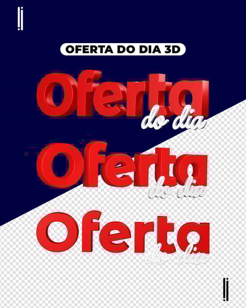 SELO | OFERTA DO DIA | ELEMENTO 3D