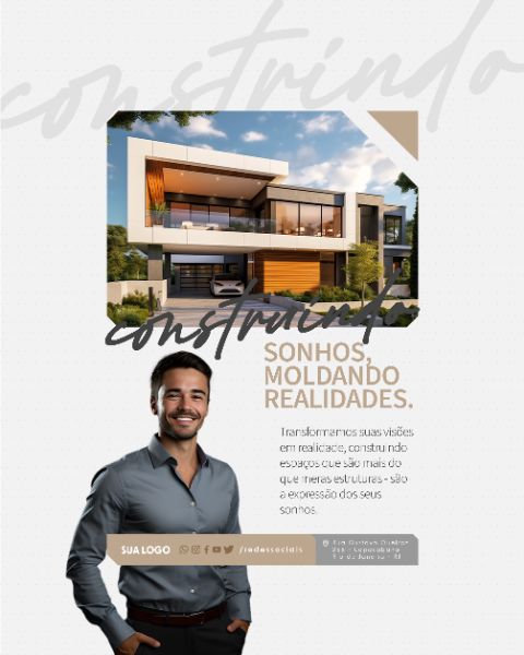 SOCIAL MEDIA - ARQUITETURA - CONSTRUINDO SONHOS