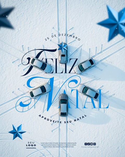 FELIZ NATAL 25 DE DEZEMBRO SOCIAL MEDIA PSD EDITÁVEL 7