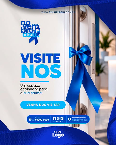 FEED NOVEMBRO AZUL SOCIAL MEDIA PSD EDITÁVEL 10