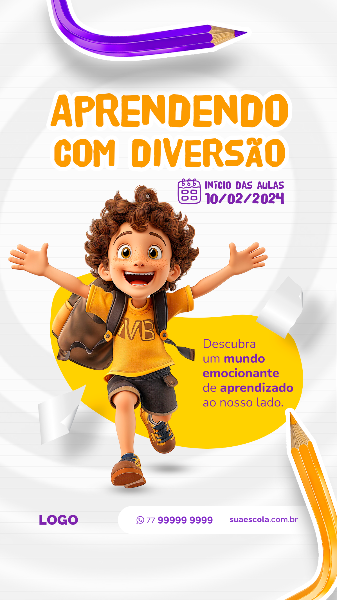 VOLTA AS AULAS: MATRÍCULAS ABERTAS 9