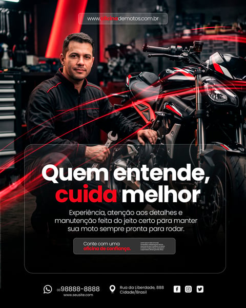 MECÂNICA DE MOTOS SOCIAL MEDIA PSD EDITÁVEL 8