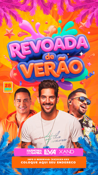 FLYER PARA EVENTOS REVOADA DE VERÃO 3 STORY