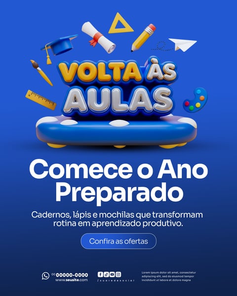 VOLTA ÀS AULAS PAPELARIA SOCIAL MEDIA PSD EDITÁVEL 003