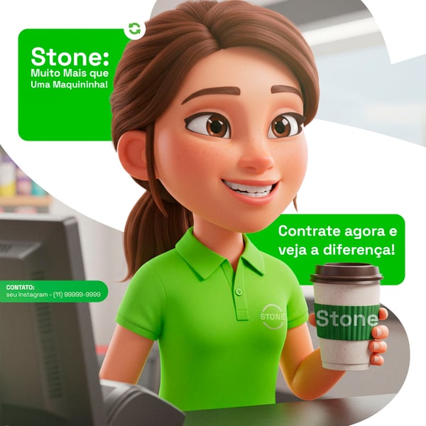 Campanha Maquininhas Stone Social Media PSD Editavel