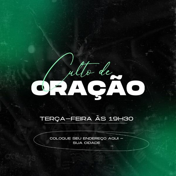 CULTO DE ORAÇÃO - CANVA