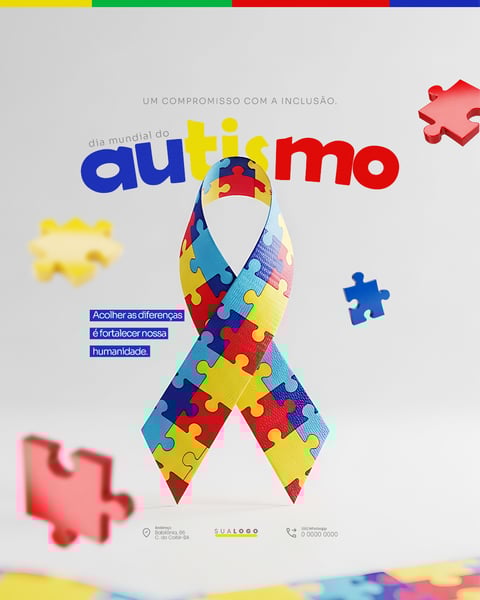 CONSCIENTIZAÇÃO AUTISMO 02 DE ABRIL SOCIAL MEDIA PSD EDITÁVEL 1
