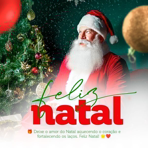 RLU SOCIAL MEDIA FEED FELIZ NATAL DEIXE O AMOR DO NATLA AQUECENDO O CORAÇLÃO E FORTALECENDO