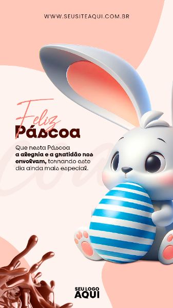 STORY - FELIZ PÁSCOA | PSD EDITÁVEL