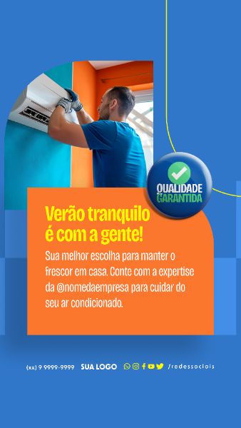 STORY - AR CONDICIONADO - VERÃO TRANQUILO É COM A GENTE