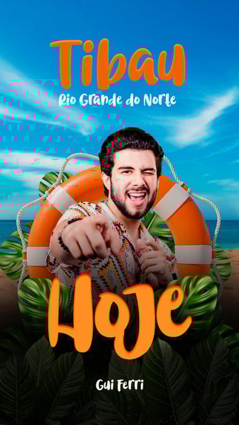 FLYER AGENDA SEMANAL GUILHERME FERRI VERÃO 2026 STORY PSD EDITÁVEL 4