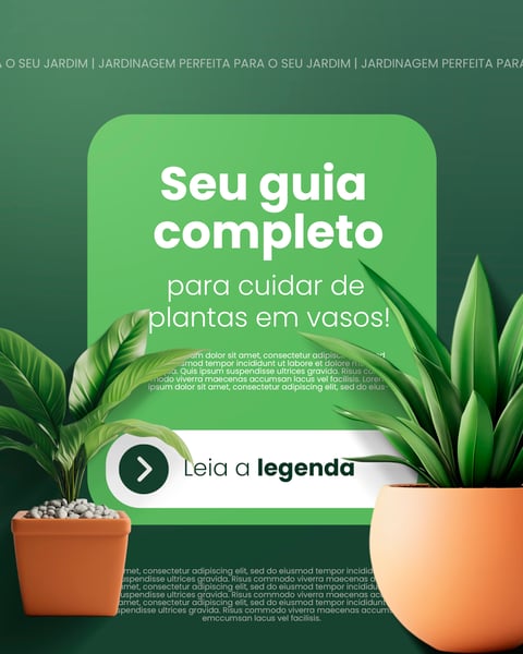 JARDINAGEM - GUIA PARA PLANTAS EM VASOS