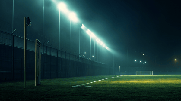 IMAGEM DE ESTADIO COM LUZES PARA COMPOSIÇÃO