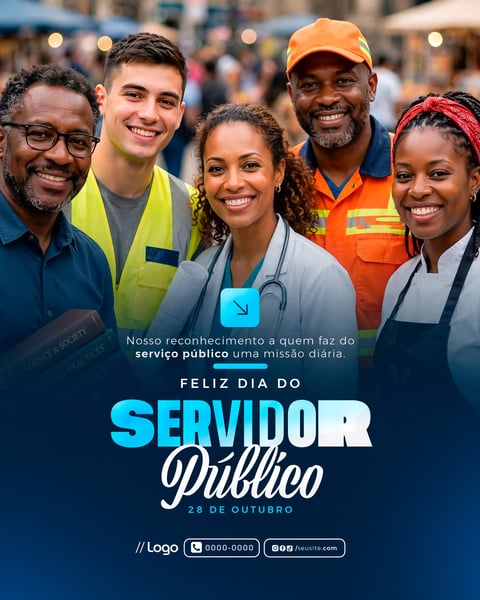 SOCIAL MEDIA DIA DO SERVIDOR PÚBLICO PSD EDITÁVEL 4