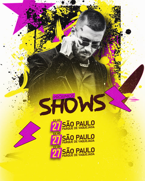 PRÓXIMOS SHOWS AGENDA 1 FEED