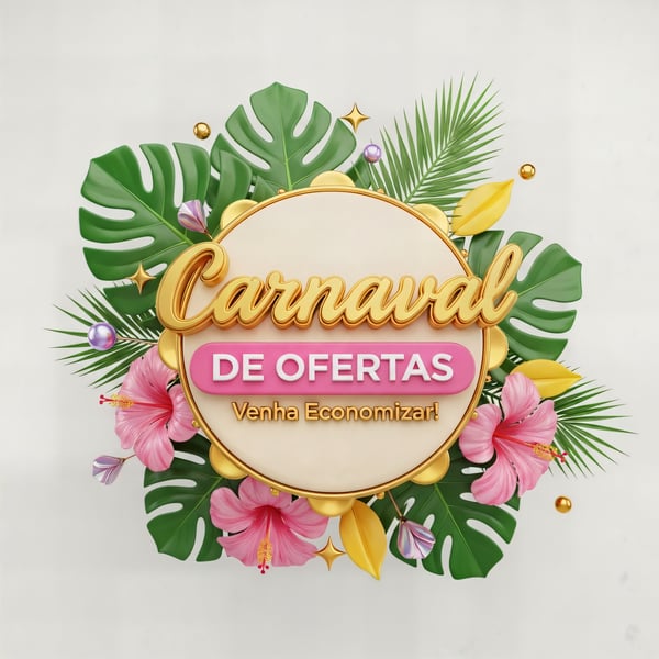 SELO 3D CARNAVAL DE OFERTAS VENHA ECONOMIZAR 07