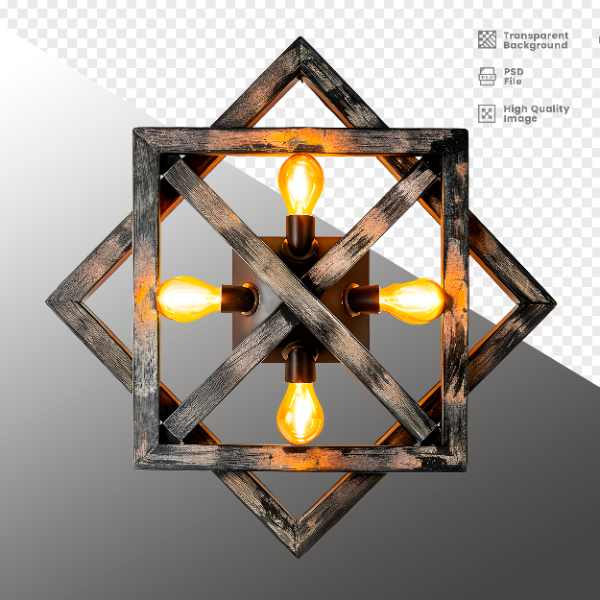 ELEMENTE DE FERRO COM LUZ - ELEMENTO 3D PARA COMPOSIÇÃO - IRON