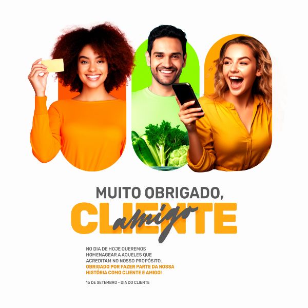 DIA DO CLIENTE 15 DE SETEMBRO POST BANNER COMEMORATIVO PSD EDITÁVEL
