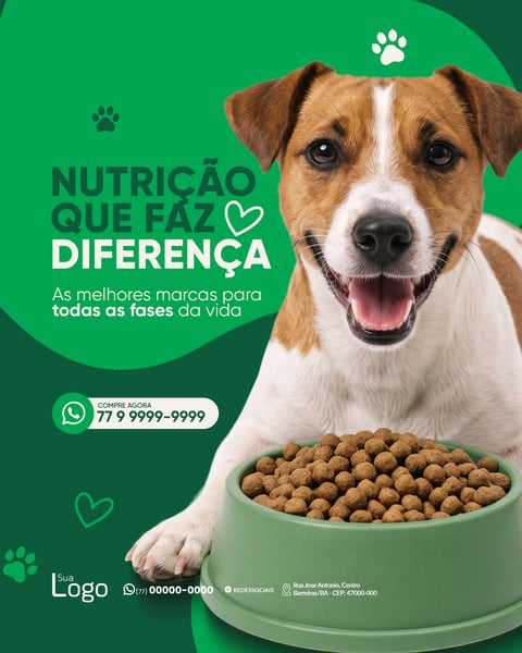 Social Media Pet Shop PSD Editável 3