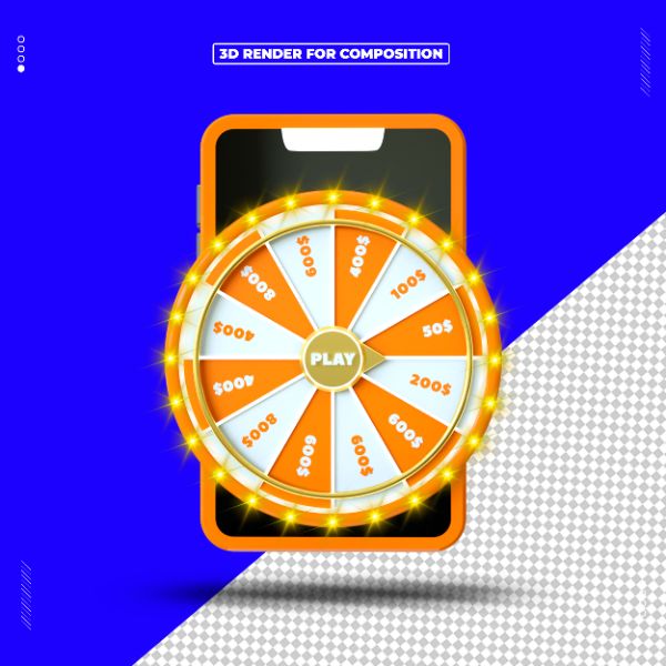 3d render object casino roulette