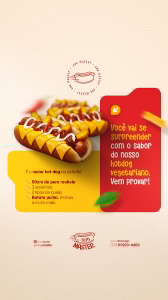 HOT DOG CARDÁPIO LANCHE CACHORRO QUENTE PROMOÇÃO HAMBURGUERIA LANCHONETE PSD EDITÁVEL