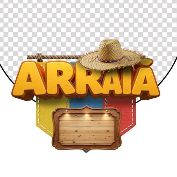 SELO 3D ARRAIA FESTA JUNINA