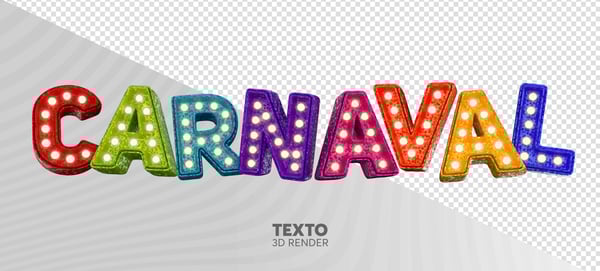 ELEMENTO 3D CARNAVAL PNG