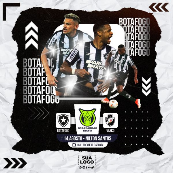 FLYER ESPORTIVO BRASILEIRÃO BOTAFOGO