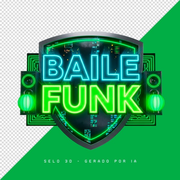SELO 3D BAILE FUNK 2.0 GERADO POR IA