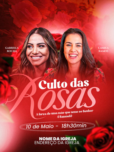 CULTO DAS ROSAS EVENTO DE MULHERES