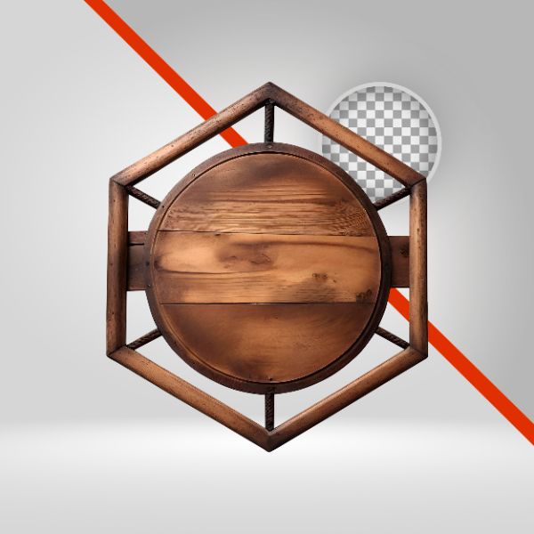 CÍRCULO DE MADEIRA 3D, PLACA PRA TEXTO, ELIPSE, HEXÁGONO, COMPOSIÇÃO DE SÃO JOÃO, ARRAIÁ JUNINO, EVENTO, SHOW