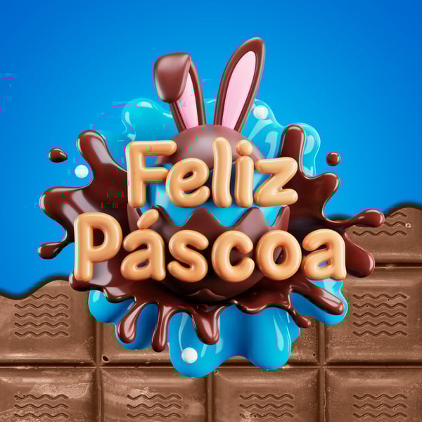 QUR ELEMENTO 3D OARA COMPOSIÇÃO DE ARTES DE PÁSCOA MODELO 43