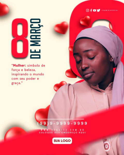 DE MARÇO DIA INTERNACIONAL DA MULHER FEED