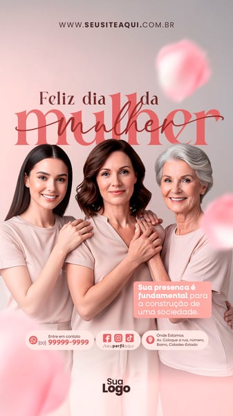 STORY DIA DA MULHER SOCIAL MEDIA PSD EDITÁVEL 06